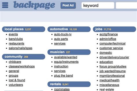 backpage racine|9 Best Backpage Alternatives (2024)